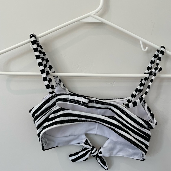BLACK A WHITE STRIPE AND PINK BIKINI FROM TARGET - Picture 4 of 9